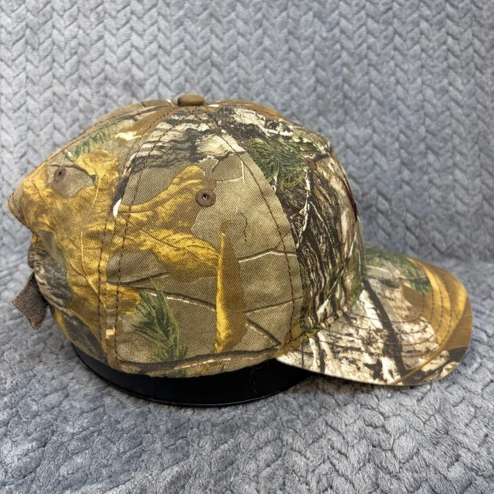 Camo Deer Skull Antler Embroidered Baseball Cap Hunting Hat Adjustable 2461